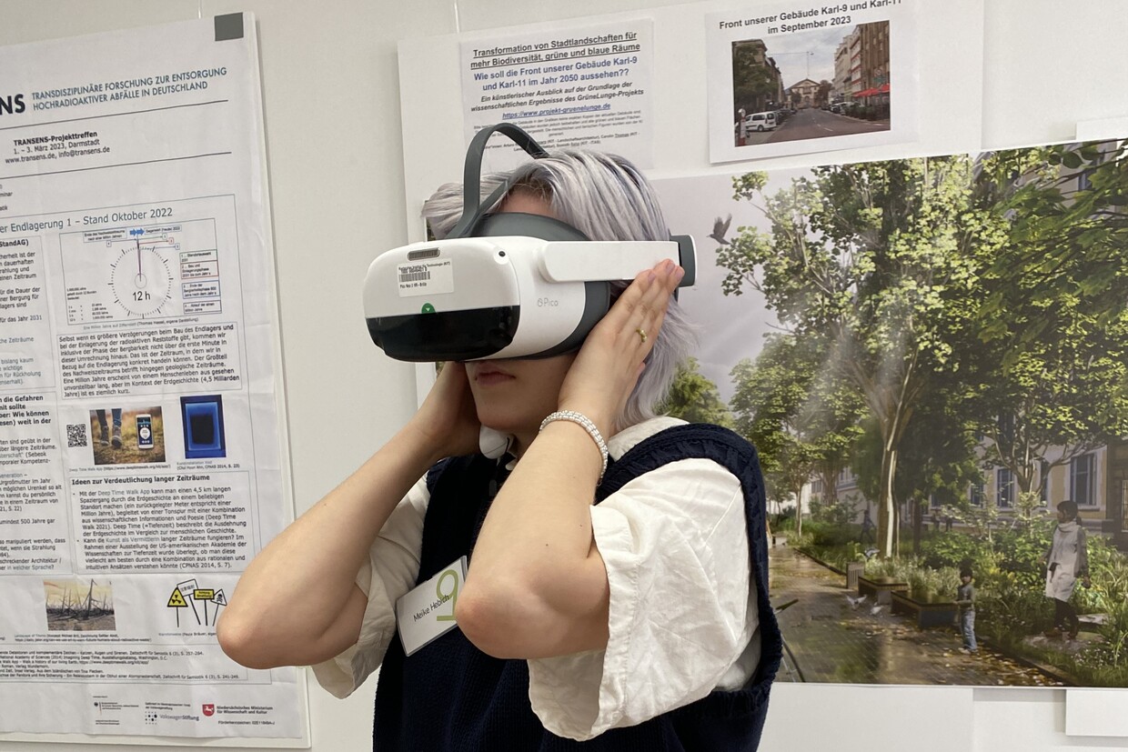 VR-Brille, die in Karl9 ausprobiert werden kann