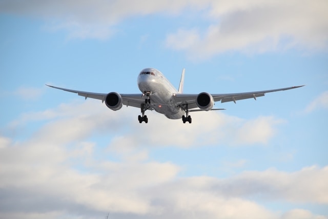 Bild eines Flugzeugs