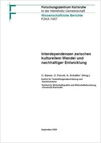 Interdependenzen zwischen kulturellem Wandel und nachhaltiger Entwicklung