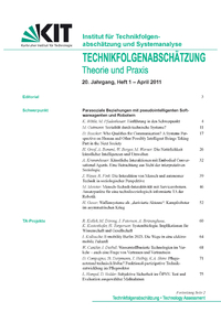 Technikfolgenabschätzung - Theorie und Praxis