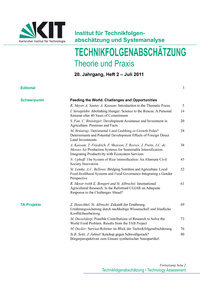 Heft 2 / 2011 der Zeitschrift "Technikfolgenabschätzung - Theorie und Praxis"