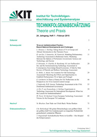 TATuP-Heft 1/2015 erschienen