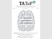 Cover der aktuellen TATuP-Ausgabe über KI